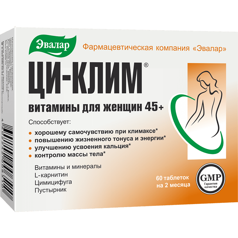 CI-KLIM® BIO doplněk stravy (menopauza v rovnováze) - 60 tablet - Evalar