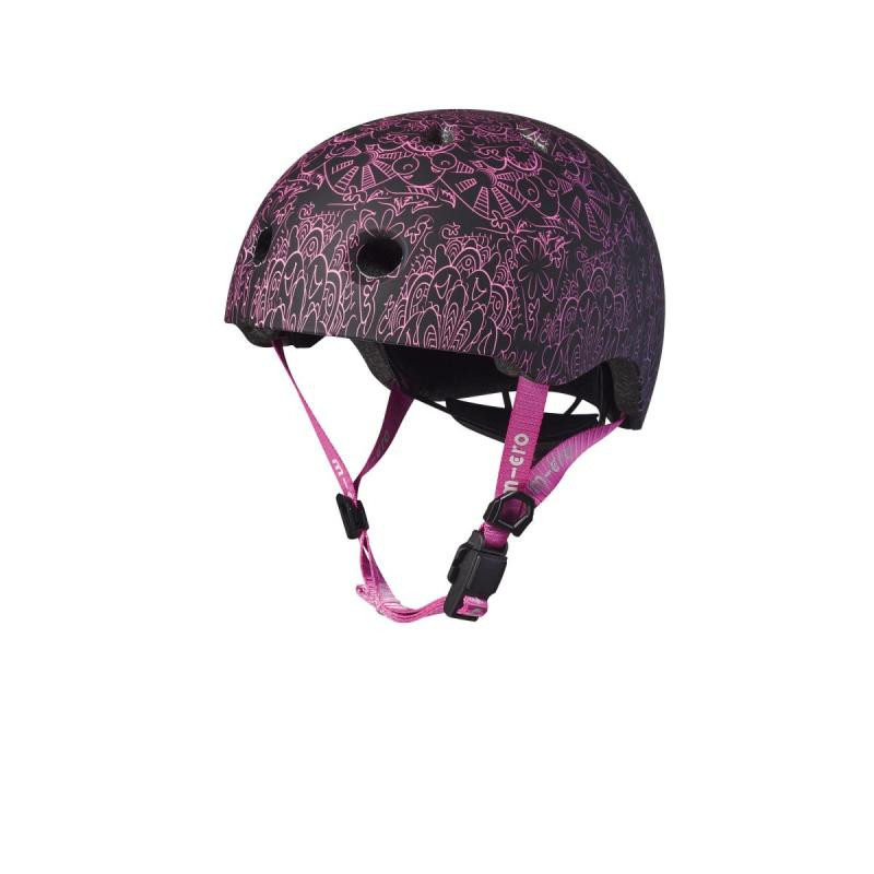 Micro Mandala pink LED - M (54-58 cm) helma
