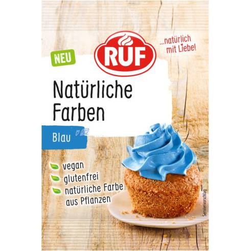 Přírodní barva modrá 8g - RUF