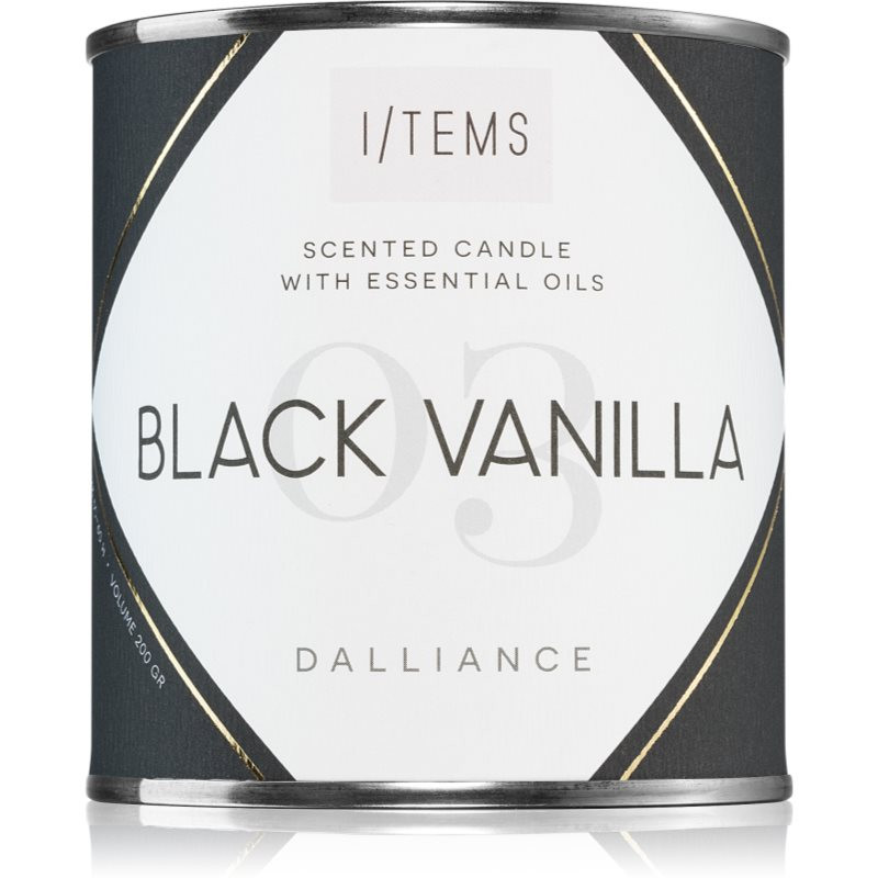 I/TEMS Essential 03 / Black Vanilla vonná svíčka 200 g