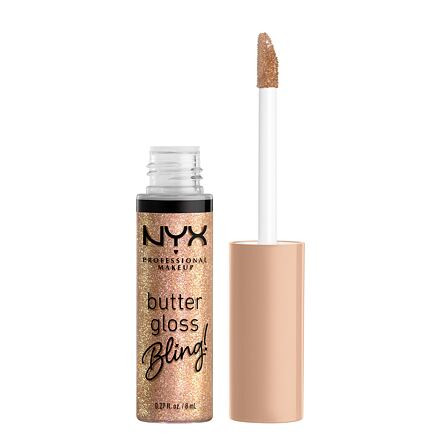 NYX Professional Makeup Butter Gloss Bling lesk na rty 8 ml odstín 01 Bring The Bling