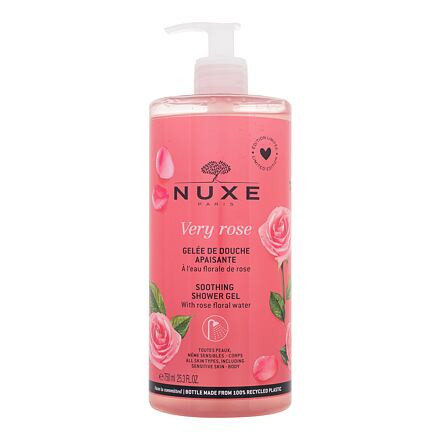 NUXE Very Rose Soothing Shower Gel zklidňující sprchový gel 750 ml pro ženy