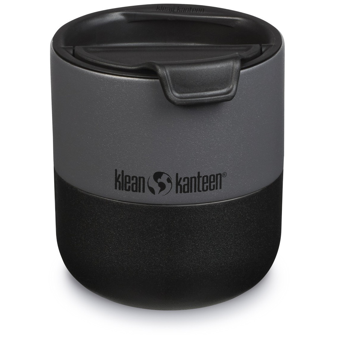 Termohrnek Klean Kanteen Rise 10oz Lowball (w/ Flip Lid) Barva: černá/šedá