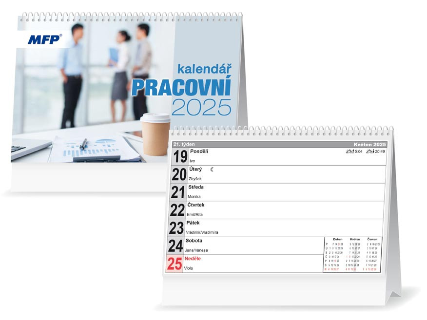MFP 1061579 Kalendář 2025 stolní Pracovní