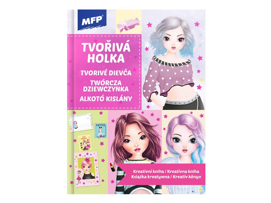 MFP 5301194 Kreativní kniha Tvořivá holka 21x28cm, 32l