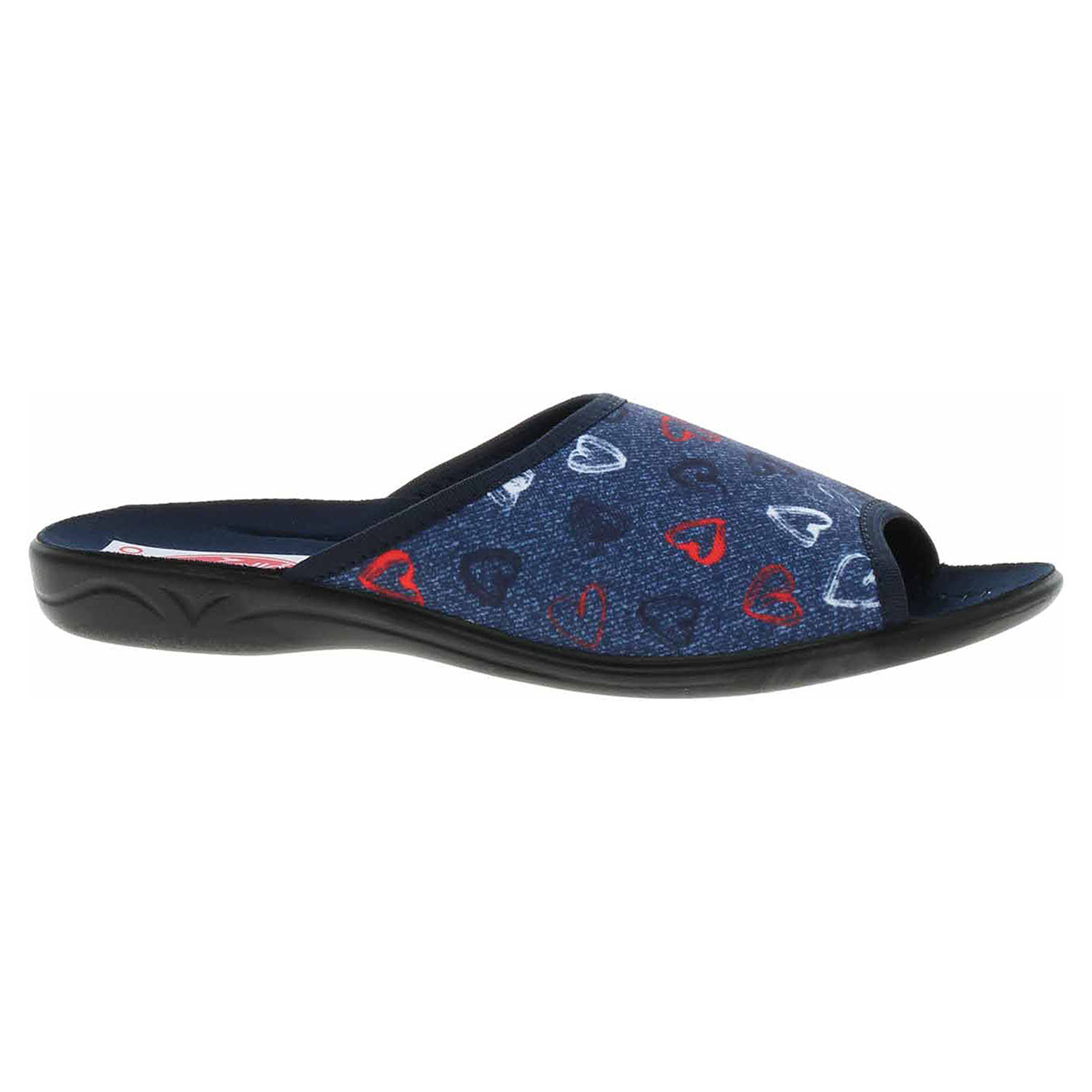 Ecco Dámské domácí pantofle Rogallo 28792 modrá 23500728