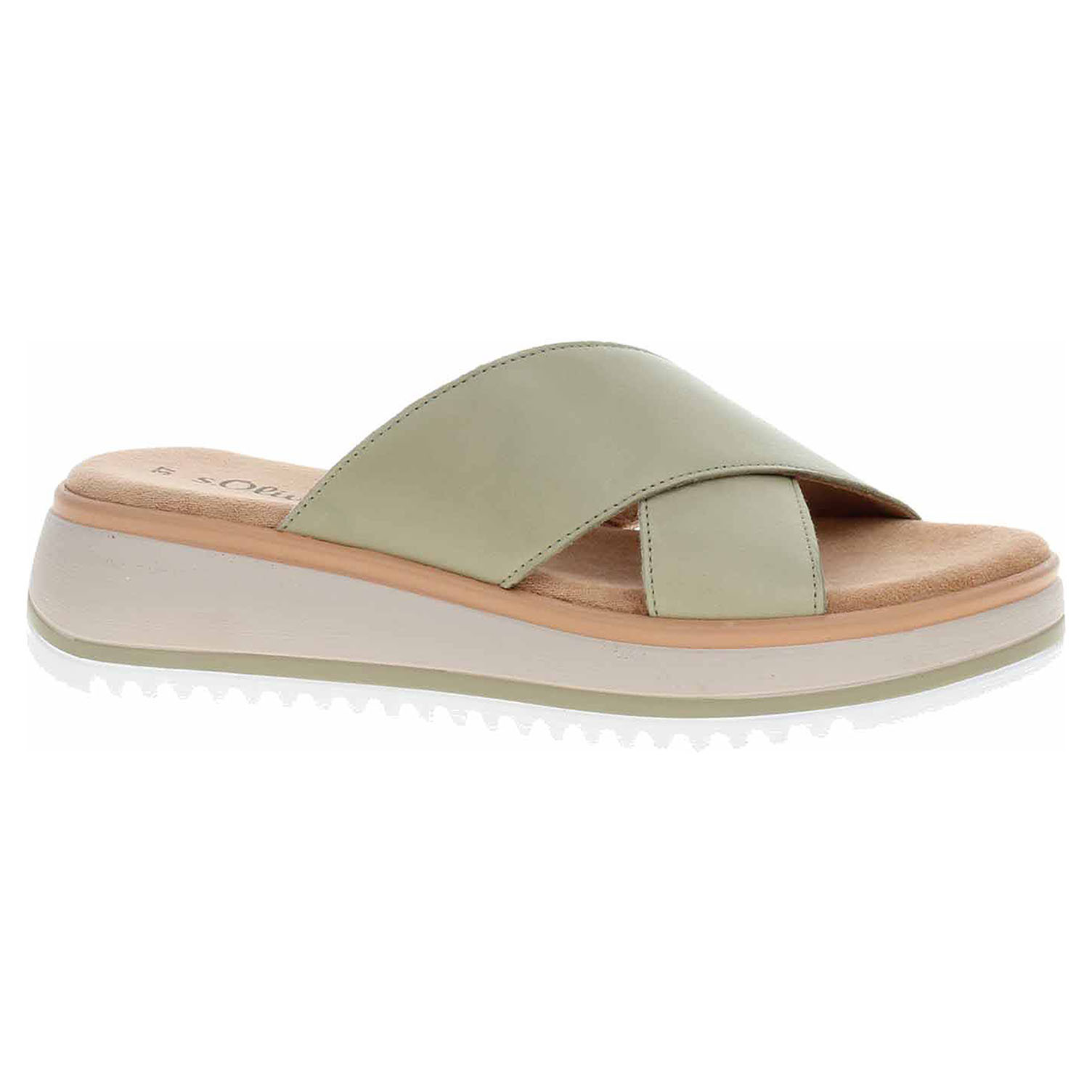 Ecco Dámské pantofle s.Oliver 5-27202-42 pistachio 23601199