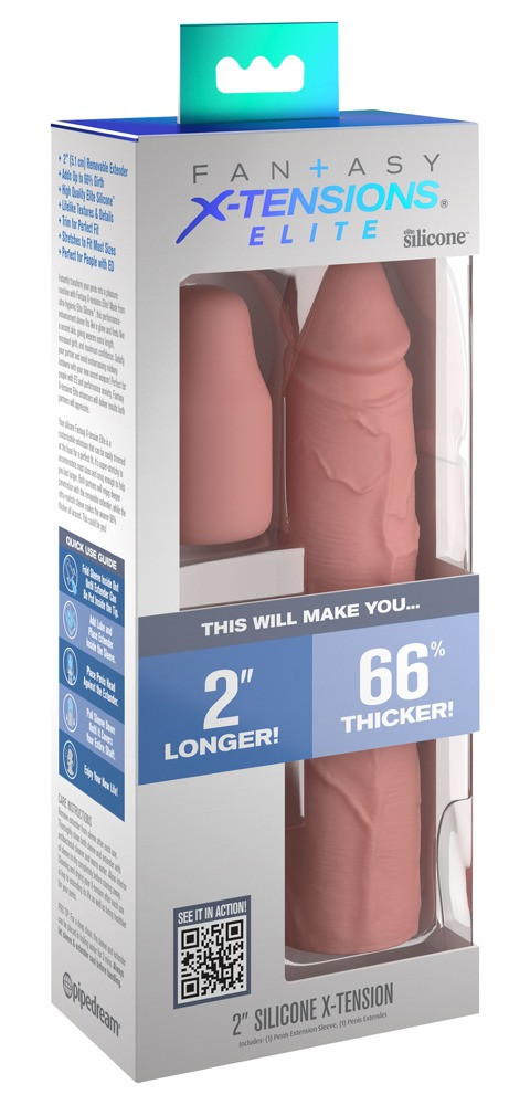 X-TENSION Elite 2 - cut-to-size penis sheath (natural)