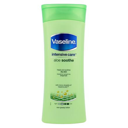 Vaseline Intensive Care Aloe Soothe unisex hydratační tělové mléko pro suchou pokožku 400 ml unisex