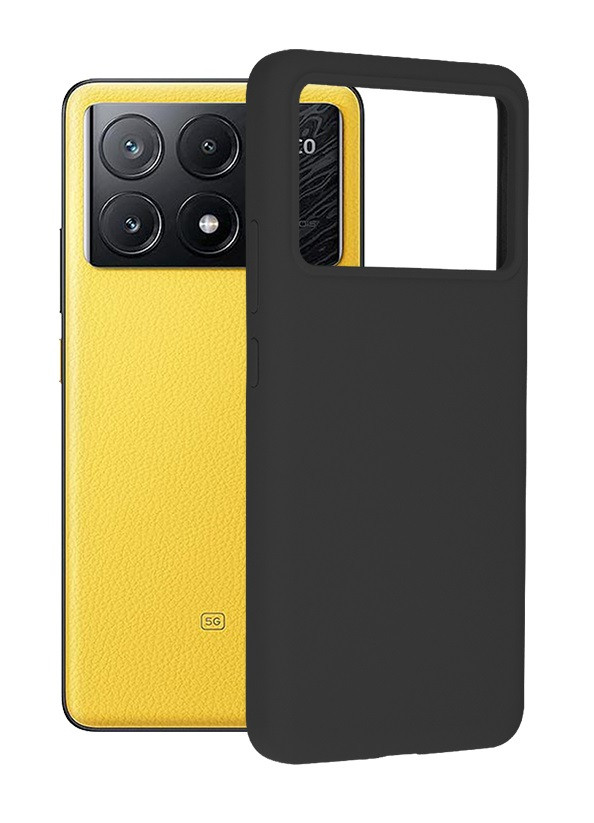 Kryt TopQ Essential Xiaomi Poco X6 Pro 5G černý 123895