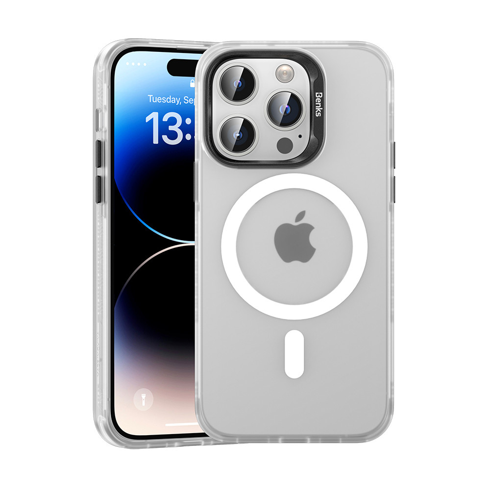 Zadní kryt Benks Etui Magnetic Lucid Armor pro iPhone 15 white