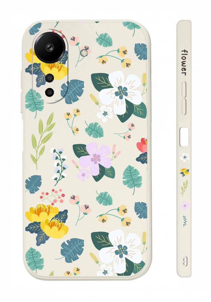 Kryt TopQ Design Xiaomi Redmi 13C Jarní kvítí 122995