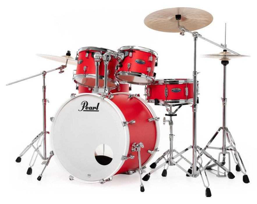 Pearl DMP925S/C899 Decade Maple - Matte Racing Red