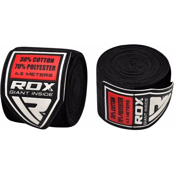 RDX HAND WRAPS 4,5M Bandáže, černá, velikost