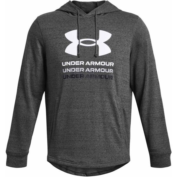 Under Armour RIVAL Pánská mikina, šedá, velikost