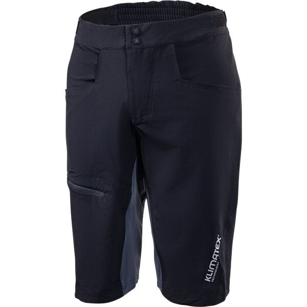 Klimatex EBONY Pánské MTB šortky, černá, velikost