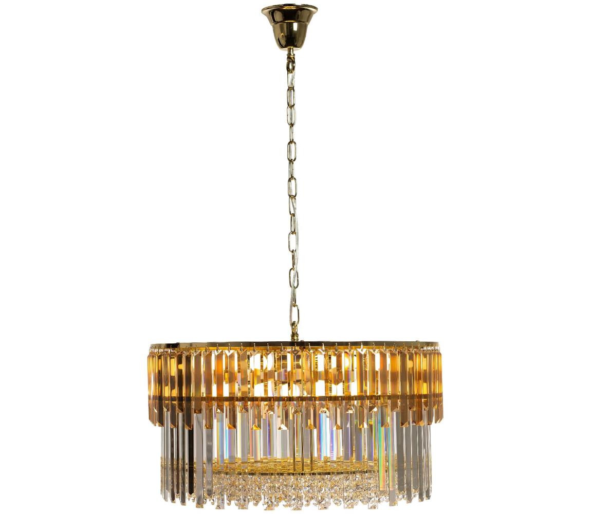 Zuma Line Zuma Line 19101/16 - Lustr na řetězu CAMILLE 16xE14/40W/230V zlatá