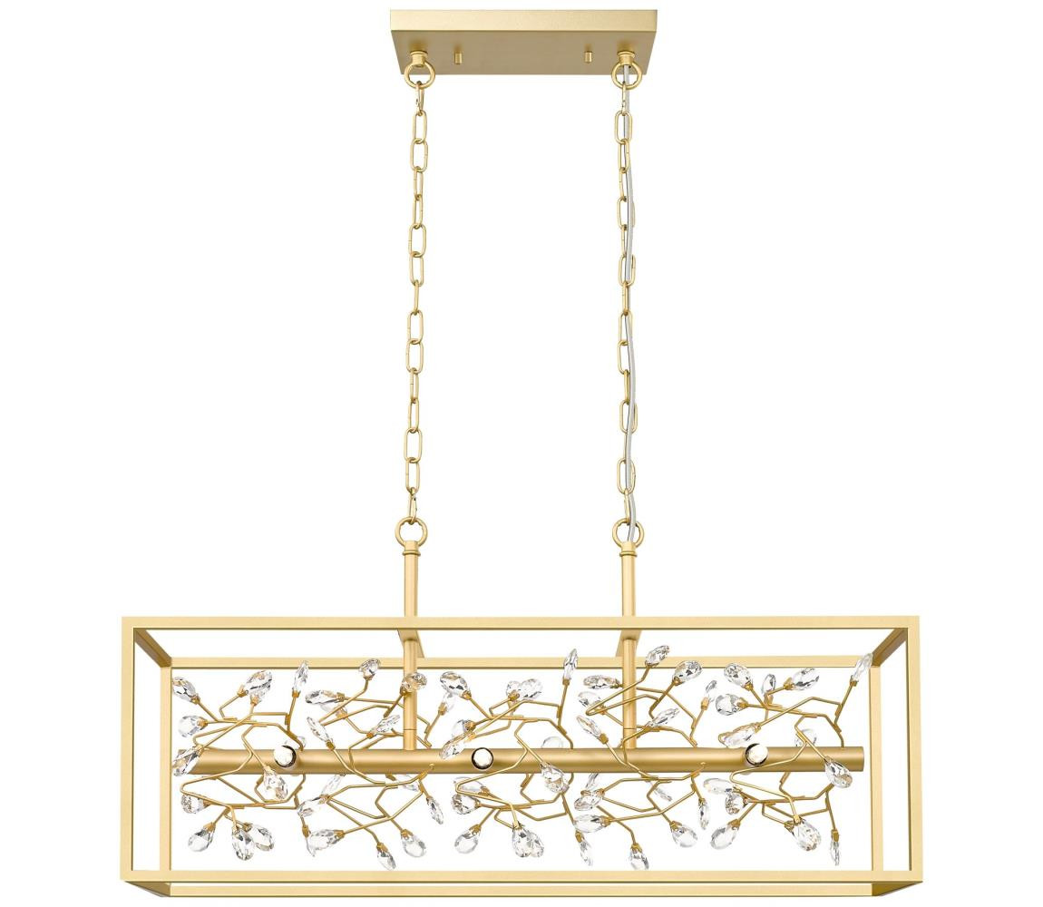 Zuma Line Zuma Line P0578-06C-V7V7 - Lustr na řetězu SPRING 6xG9/33W/230V zlatá