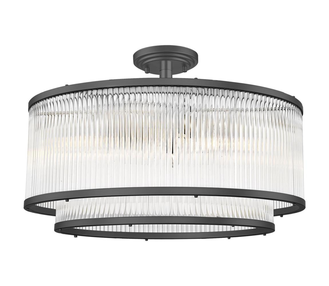 Zuma Line Zuma Line C0528-06H-P7AC - Lustr na tyči SERGIO 6xE14/60W/230V černá