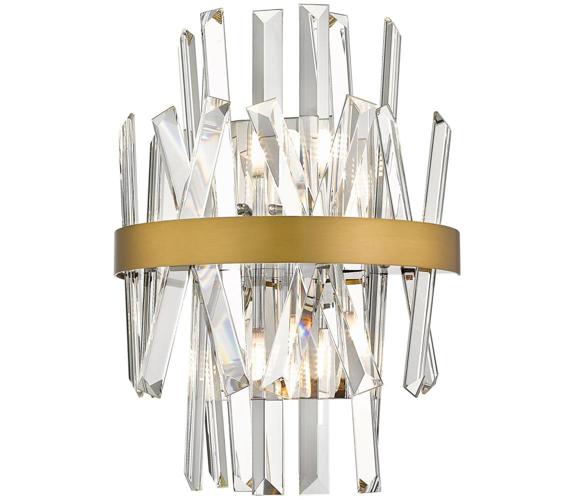 Zuma Line Zuma Line W0567-02D-B57G - Nástěnné svítidlo CONSTANTINOPLE 2xG9/28W/230V zlatá