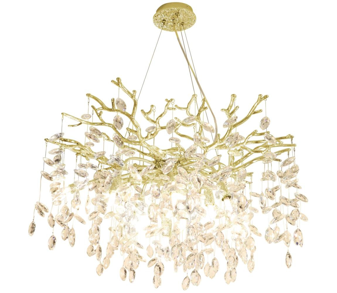 Zuma Line Zuma Line MD4115-1-EGN - Lustr na lanku CINDY 10xG9/3,5W/230V zlatá