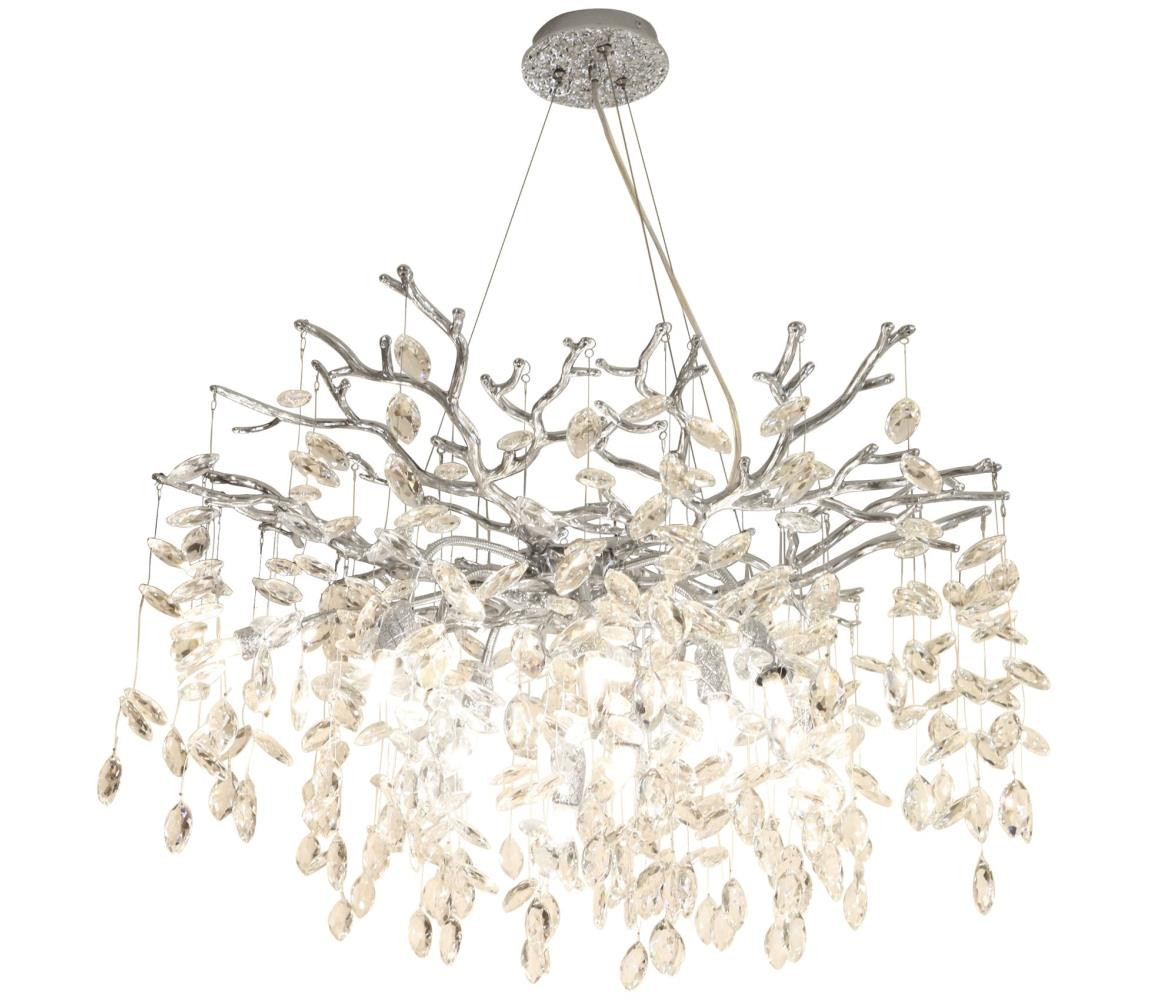 Zuma Line Zuma Line MD4115-1-ECN - Lustr na lanku CINDY 10xG9/3,5W/230V chrom