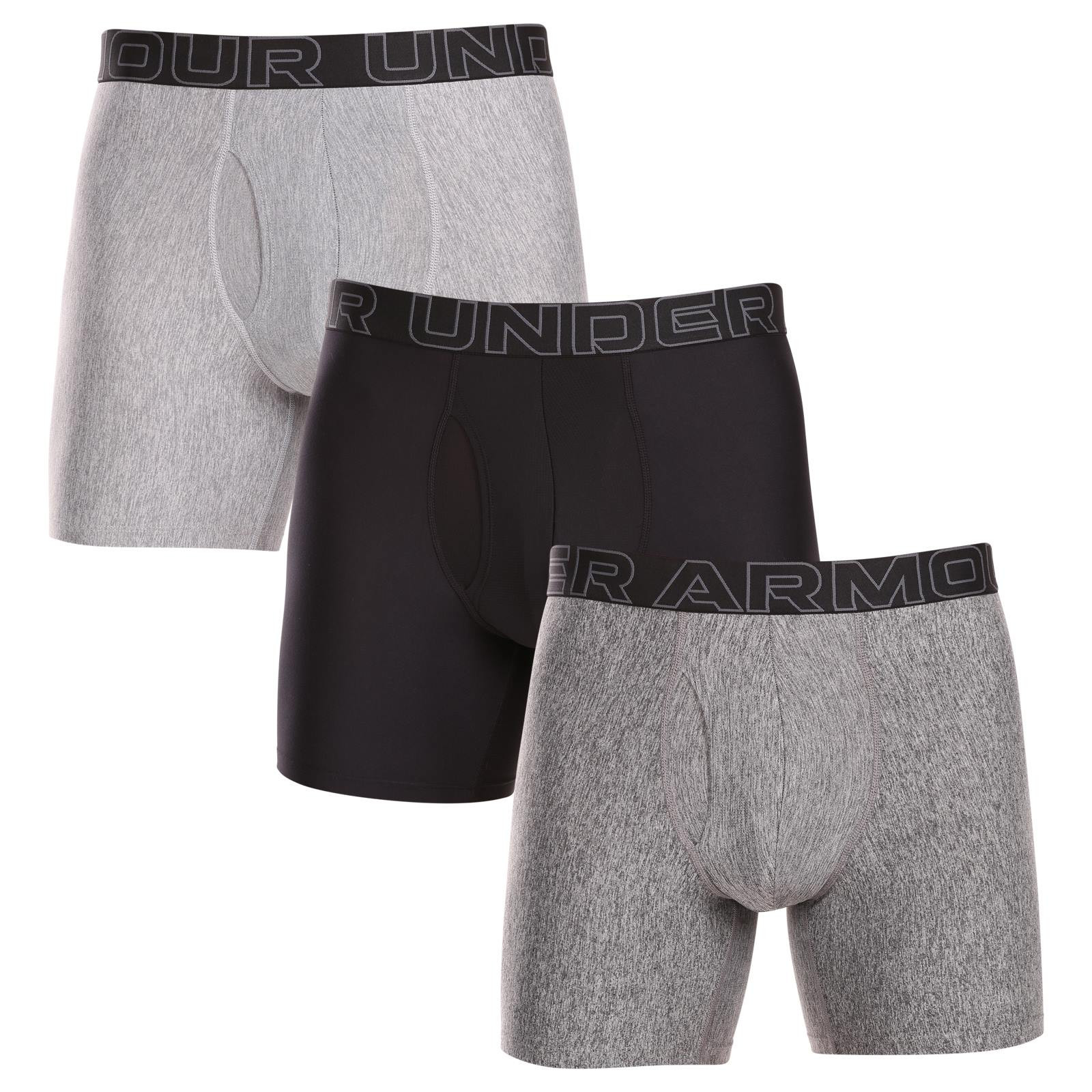 3PACK pánské boxerky Under Armour vícebarevné (1383878 035) XL