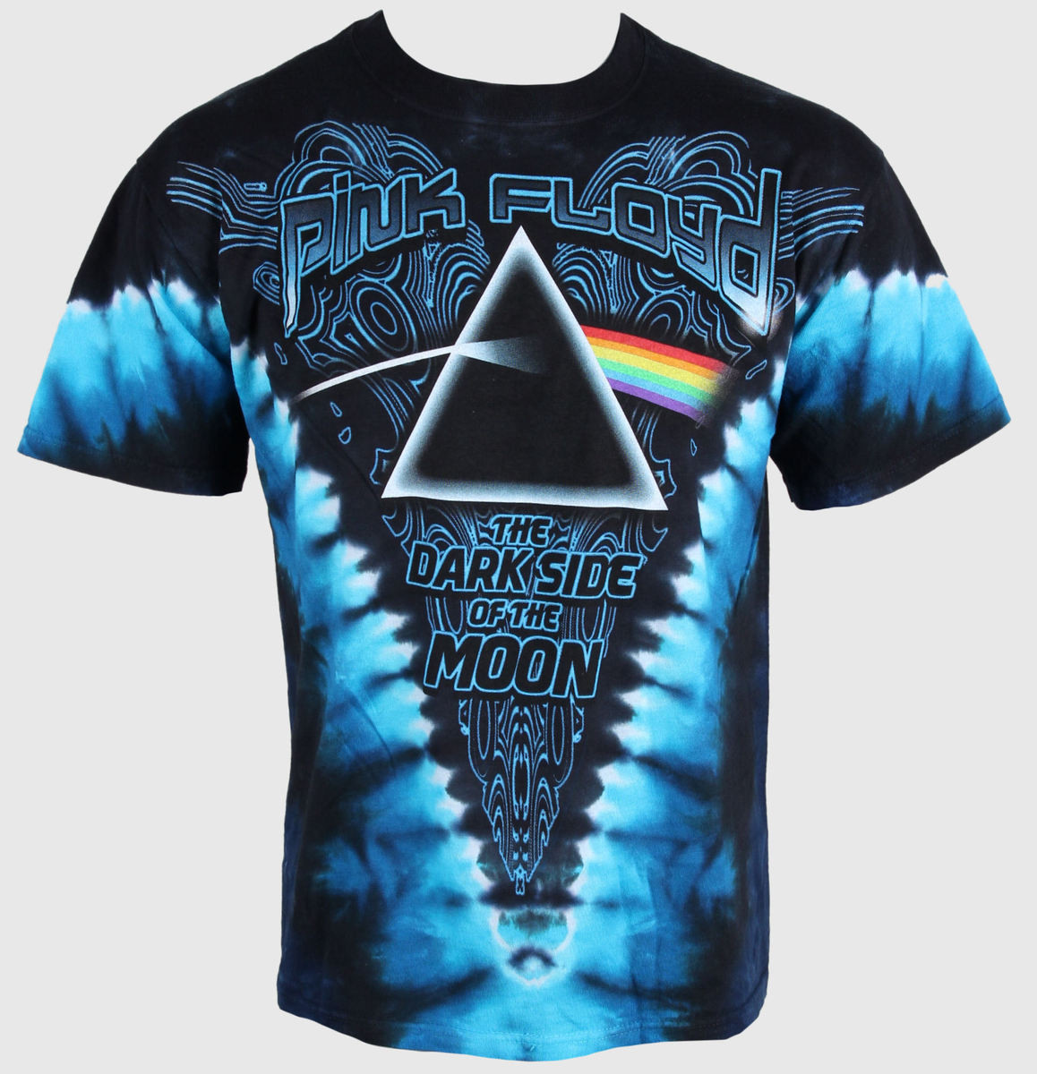 Tričko metal pánské Pink Floyd - Dark Side of the Moon - LIQUID BLUE - 11824 M