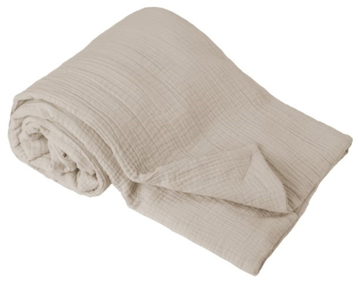 Dětská mušelínová deka 70x100 - béžová