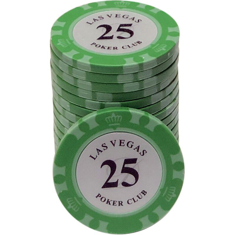 Kusový žeton na poker Las Vegas Pokerclub 25