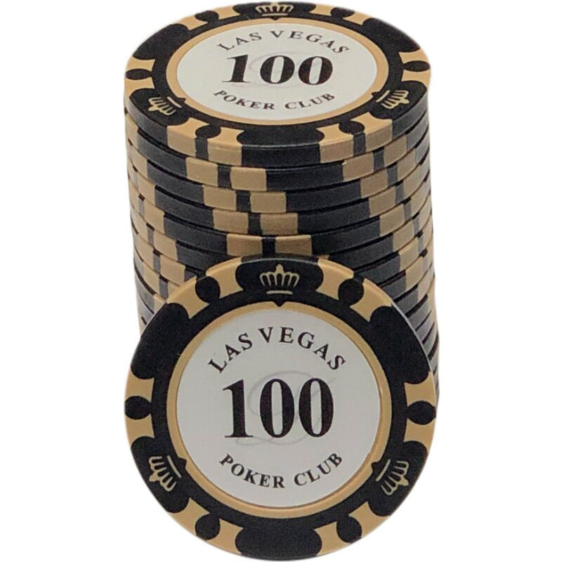 Kusový žeton na poker Las Vegas Pokerclub 100