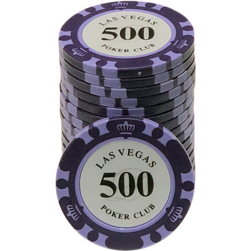 Kusový žeton na poker Las Vegas Pokerclub 500