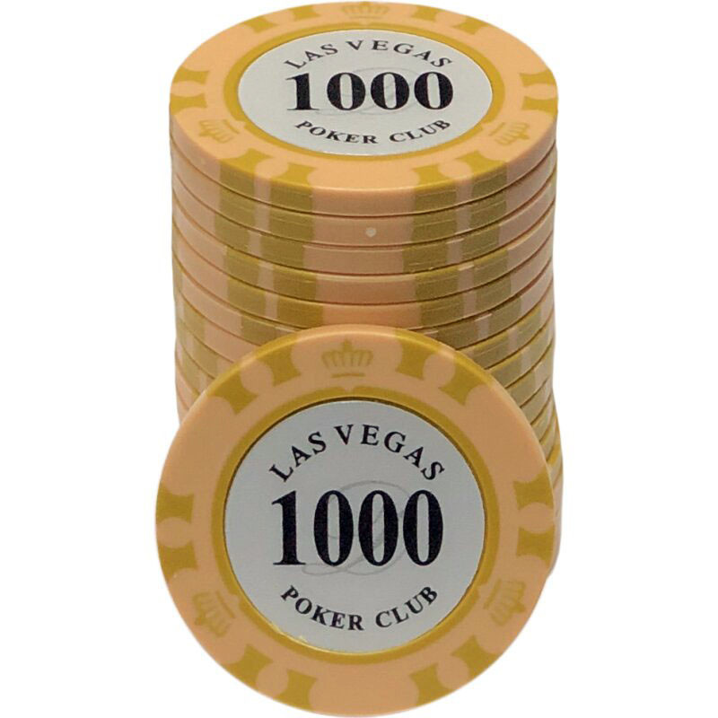 Kusový žeton na poker Las Vegas Pokerclub 1000