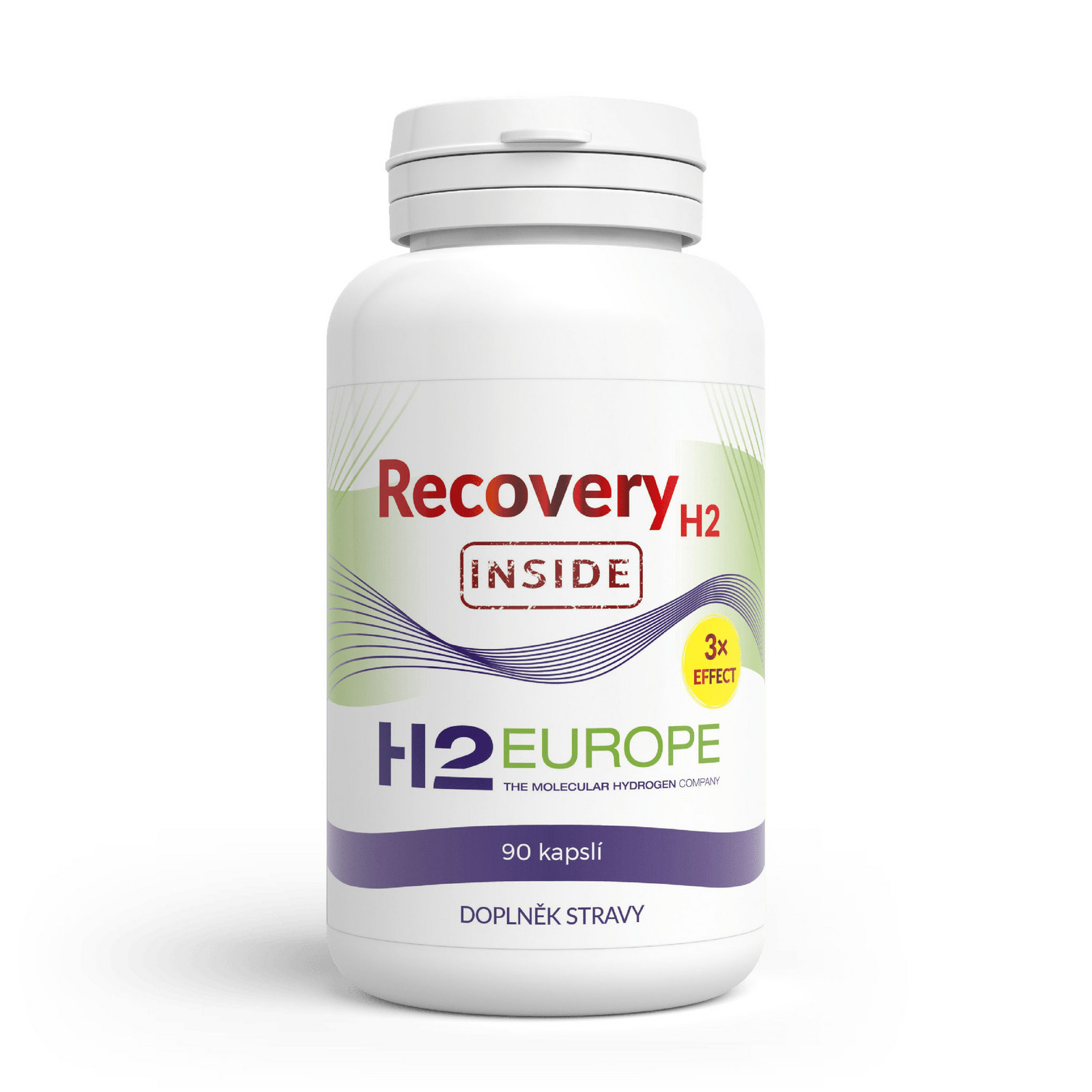 H2Europe H2 Europe Recovery Inside 3x Effect, molekulární vodík, 90 kapslí