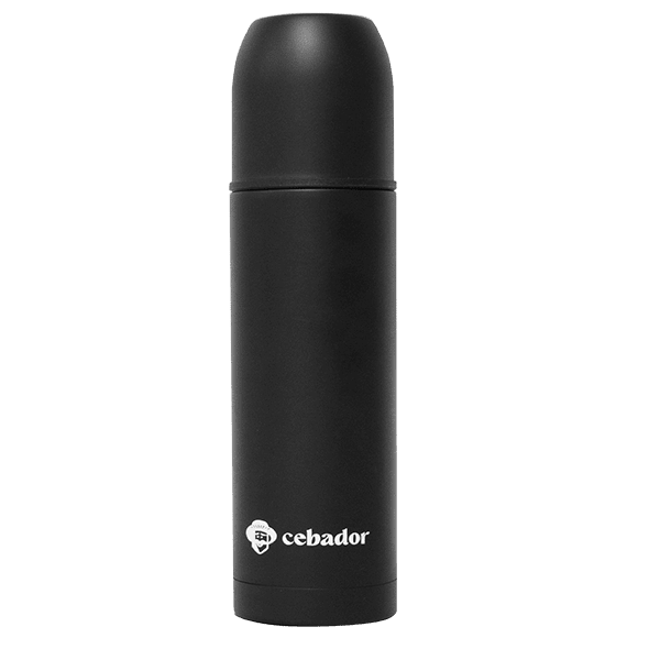 Cebador - Yerbomos 5.0 černá, termoska a bombilla v jednom, 650 ml