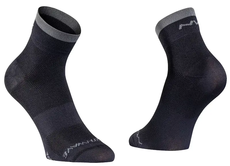 Cyklistické ponožky NorthWave  Origin Sock Black/Dark Grey