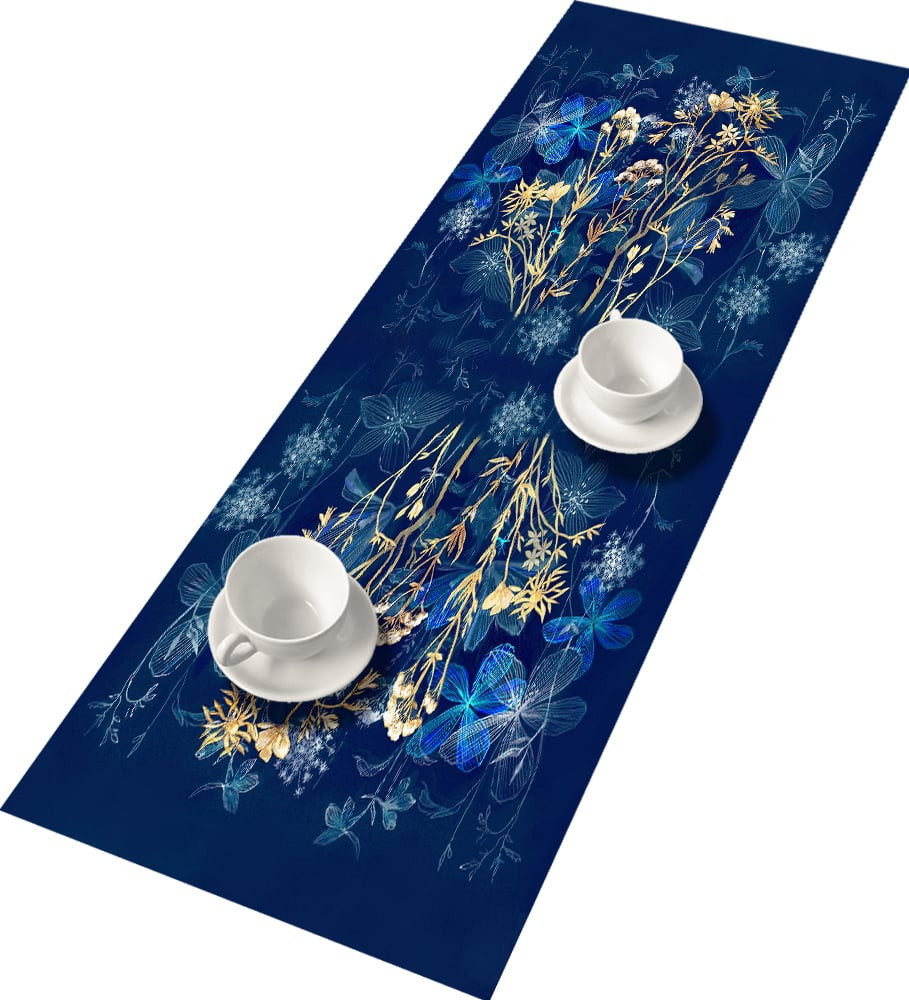 Bertoni Home Unisex's Table Runner Midnight Navy Blue