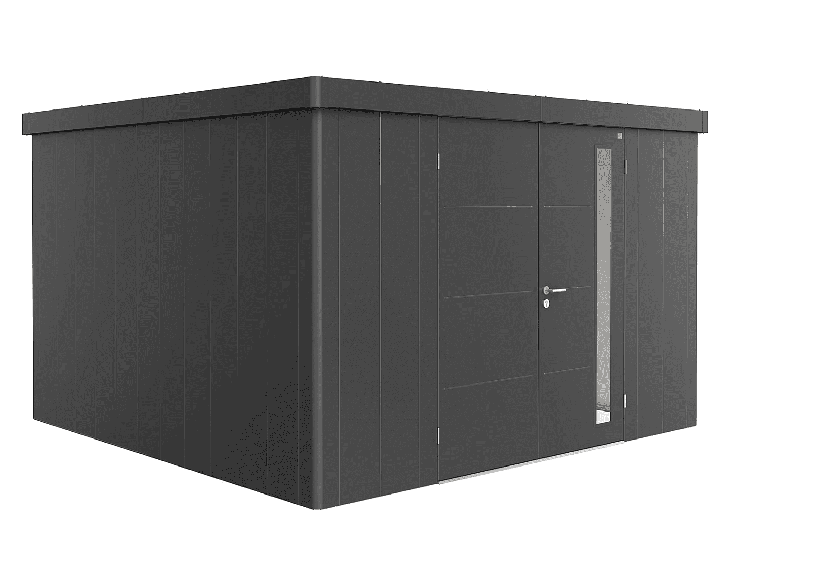 Biohort Zahradní domek BIOHORT Neo 4D duo 348 × 348 cm (tmavě šedá metalíza)