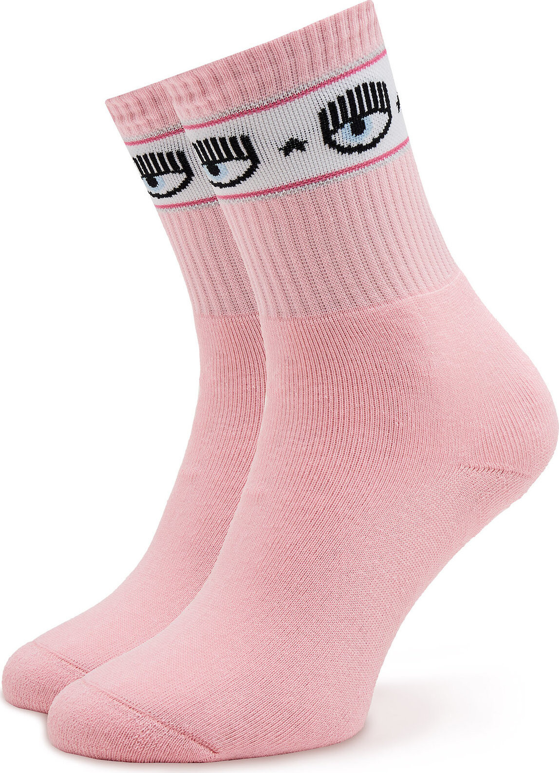 Dámské klasické ponožky Chiara Ferragni 76SB0J02 Růžová
