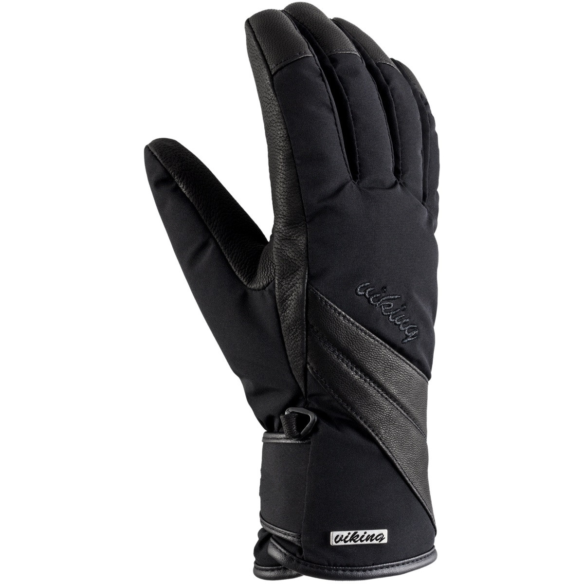 Dámské lyžařské rukavice viking aurin černá 5