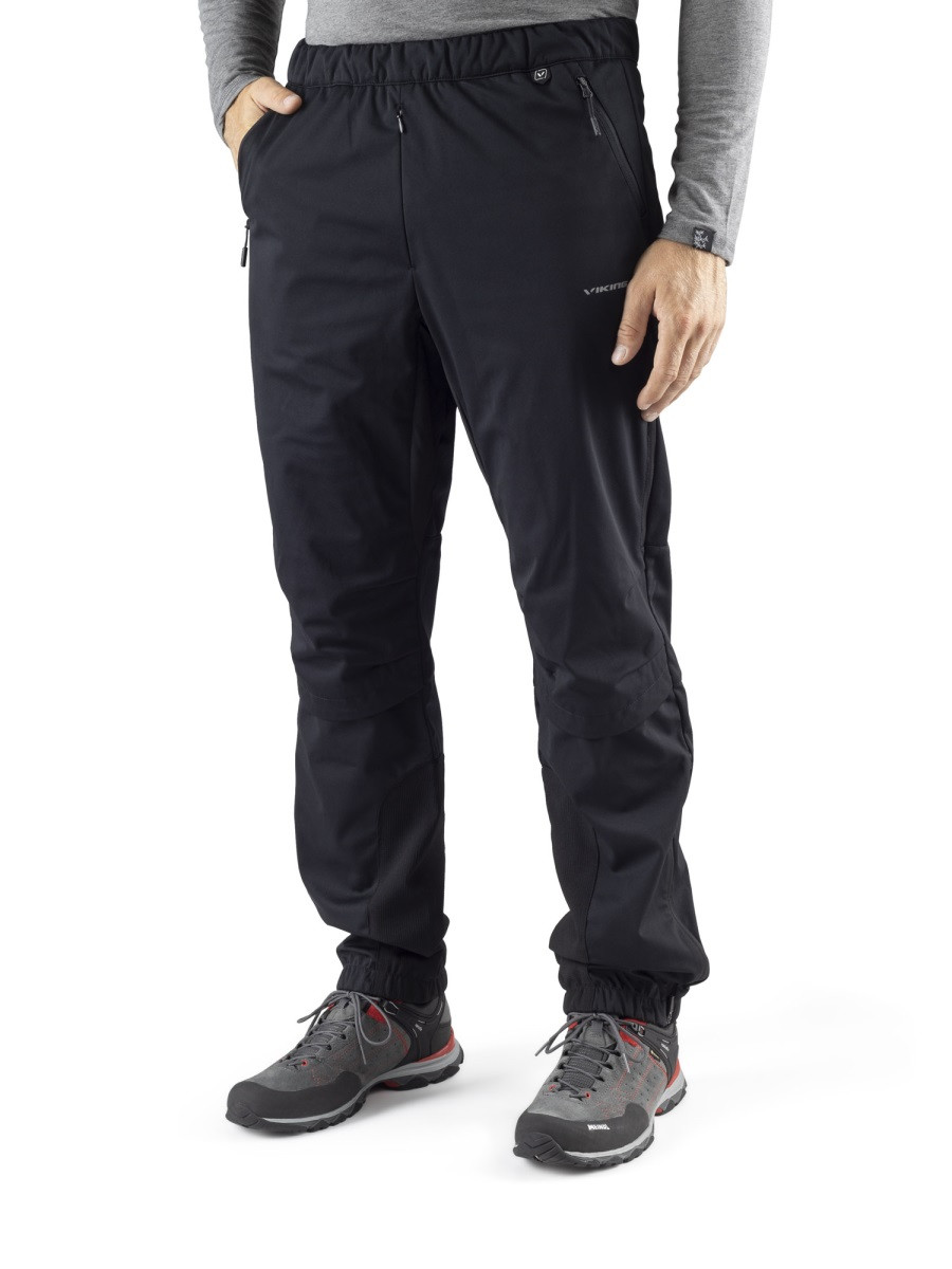Pánské outdoorové kalhoty viking nordend černá s
