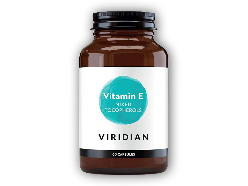 Viridian Vitamin E Mixed Tocopherols 60 kapslí