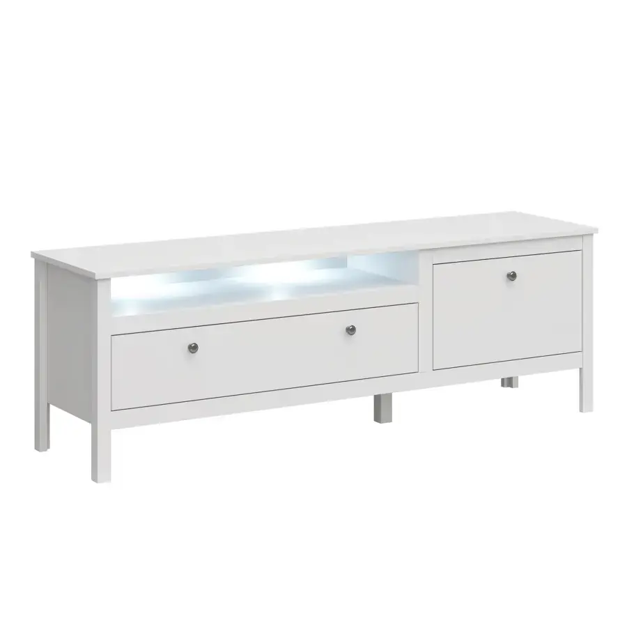 Tempo Kondela TV stolek OLJE 1S1K/160 - bílá