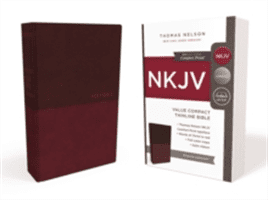 NKJV, Value Thinline Bible, Compact, Imitation Leather, Burgundy, Red Letter Edition (Thomas Nelson)(Imitation Leather)