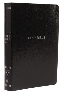 NKJV, Reference Bible, Center-Column Giant Print, Leather-Look, Black, Indexed, Red Letter Edition, Comfort Print (Thomas Nelson)(Imitation Leather)
