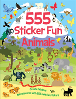 555 Sticker Fun - Animals Activity Book (Mayes Susan)(Paperback / softback)