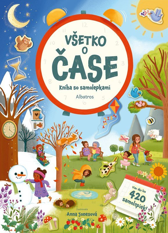 Kniha so samolepkami - Všetko o čase  - Joli Hannah