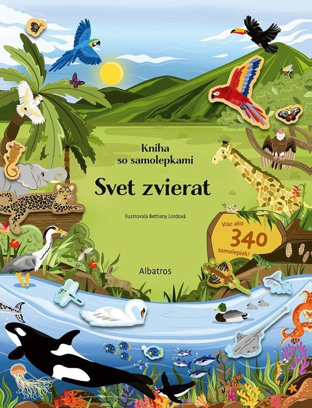 Kniha so samolepkami - Svet zvierat  - Joli Hannah