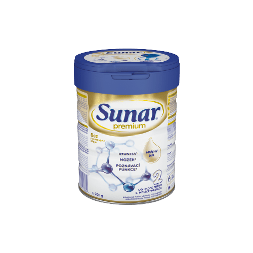 Sunar Premium 2 pokračovací kojenecké mléko 700 g