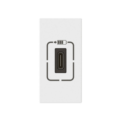 Legrand Mosaic nabíječka USB-C 1500mA 1M bílá 77589